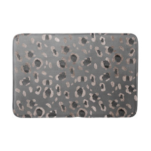 Glam för utskrift av leoparddjur #6 badrumsmatta