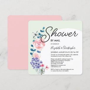 Glam Gender Neutral Whimsical Baby Shower med post Inbjudningar