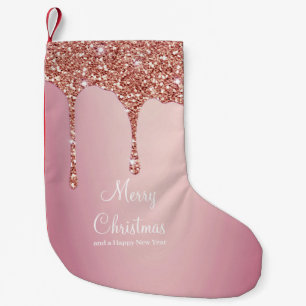 Glam Girl, god jul Ro Guld Liten Julstrumpa