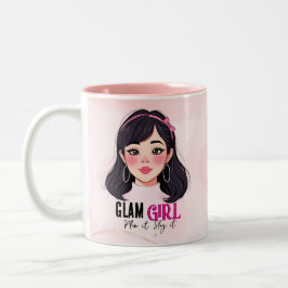 GLAM GIRL Två-Tonad MUGG