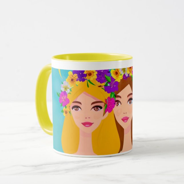 Glam Girls Coffee Mugg (Framsida vänster)