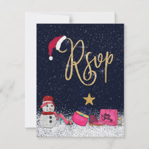 Glam Girly Shoes Purse Makeup Julgran OSA Kort