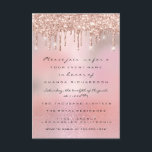 Glam Glitter Drips Rose Gold  Bröllop Sweet 16th Inbjudningar<br><div class="desc">elegant lyxig händelse Som designer försöker jag skapa moderna verktyg som hjälper dig att locka kunder till din verksamhet och få din verksamhet att växa Om du har andra frågor, vänligen låt mig veta. Fler idéer om hur man utvecklar sin verksamhet och får den att växa snabbt: https://www.karatgold.sg/index.php?page=signup https://www.karatbars.com/landing/?s=florencekdesign eller...</div>