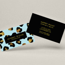 Glam Glitter Guld Aqua Leopard Luxury