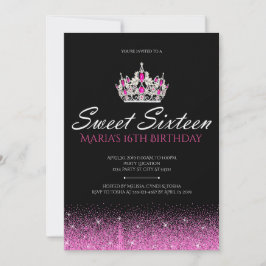 Glam & Glitter, inbjudningar till Rosa Sweet sixte