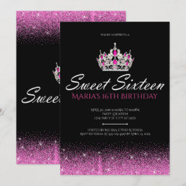 Glam & Glitter, inbjudningar till Rosa Sweet sixte