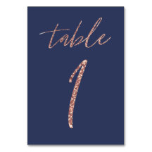 Glam glitter roséguld och blå bröllopsfest