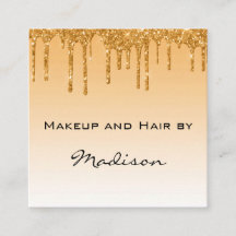 Glam Gold Droppande Glitterdroppar Sminkartist