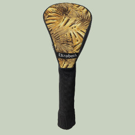 Glam Gold Tropiska blad Personlig
