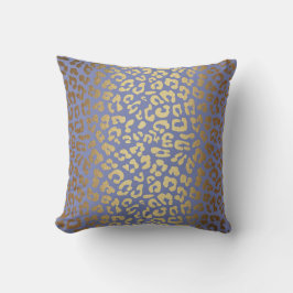 Glam Golden Lila Leopard Safari Skin Kudde