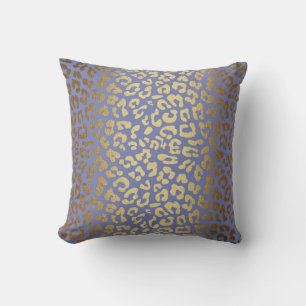 Glam Golden Lila Leopard Safari Skin Kudde