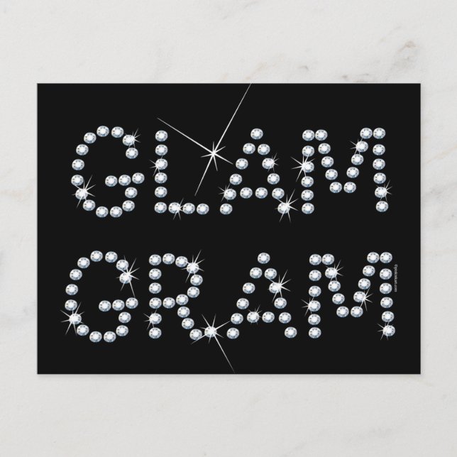 Glam Gram Vykort (Framsida)