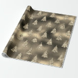 Glam grönt Glitter Julgran Presentpapper<br><div class="desc">Den här designen har skapats via digital grafik. Det kan vara personlig genom att klicka på anpassningsknappen och lägga till ett namn, initialer eller ord som du föredrar. Kontakta mig på colorflowcreations@gmail.com om du vill ha denna design på en annan produkt. Köp min ursprungliga abstrakt-akrylmålning för försäljning på www.etsy.com/shop/colorflowart. Se...</div>