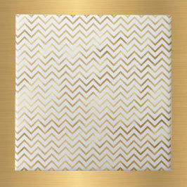 Glam Guld Chevron Mönster Kakelplatta
