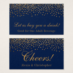 Glam Guld Confetti Dots på Biljett