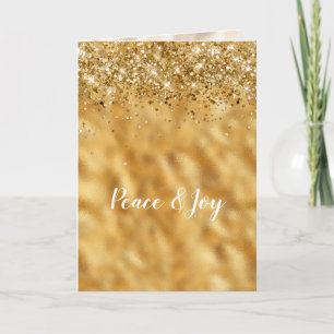 Glam Guld confetti Glitter, inspiration Kort