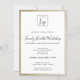 GLAM GULD FALSK FOLIE LOGO WORKSHOP GALAEVENT INBJUDNINGAR
