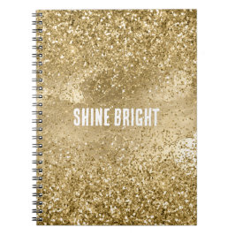 Glam Guld Glitter Anteckningsbok