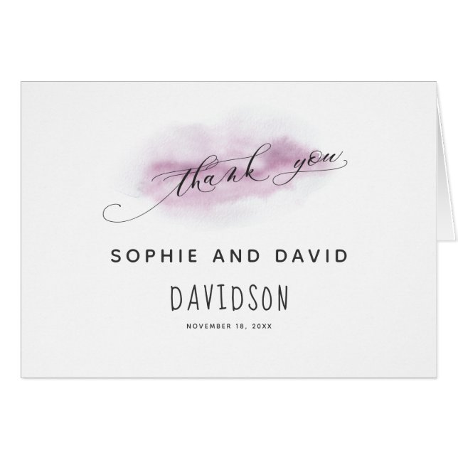 Glam Guld Glitter  Blommigt Tack Hälsningskort (Framsidan Horizontal)