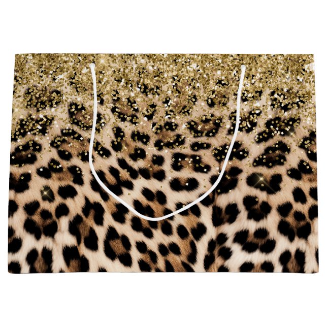 Glam Guld Glitter Cream Leopard Glitter (Framsidan)