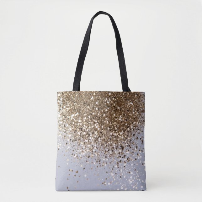 Glam Guld Glitter Glam #1 Tygkasse (Framsida)