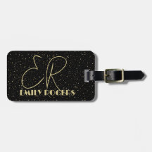 Glam Guld glitter-glitter på svart bakgrund