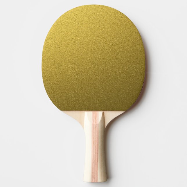 Glam guld- glitter pingisracket (Framsidan)