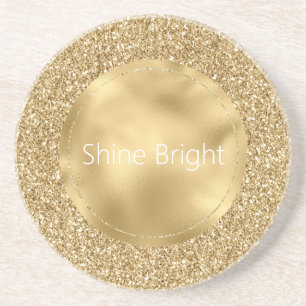 Glam Guld Glitzy Glitter Underlägg