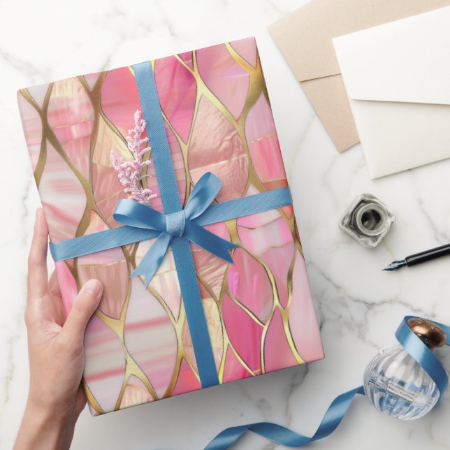 Glam Guld Glitzy Rosa Presentpapper (Gifting)