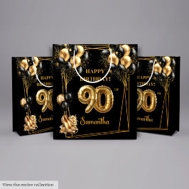 Glam Guld Högklackars 90:e Birthday Gift Bag