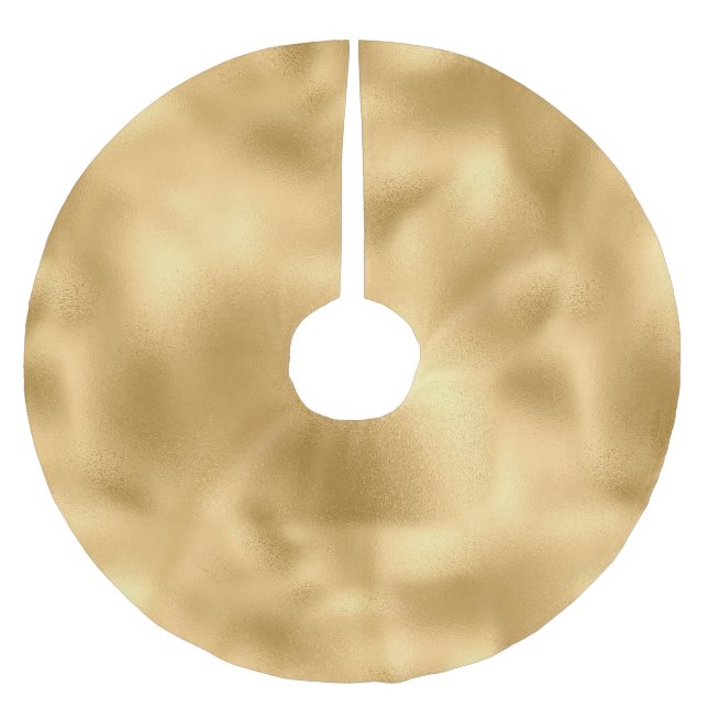Glam Guld Julgransmatta Borstad Polyester (Framsidan)