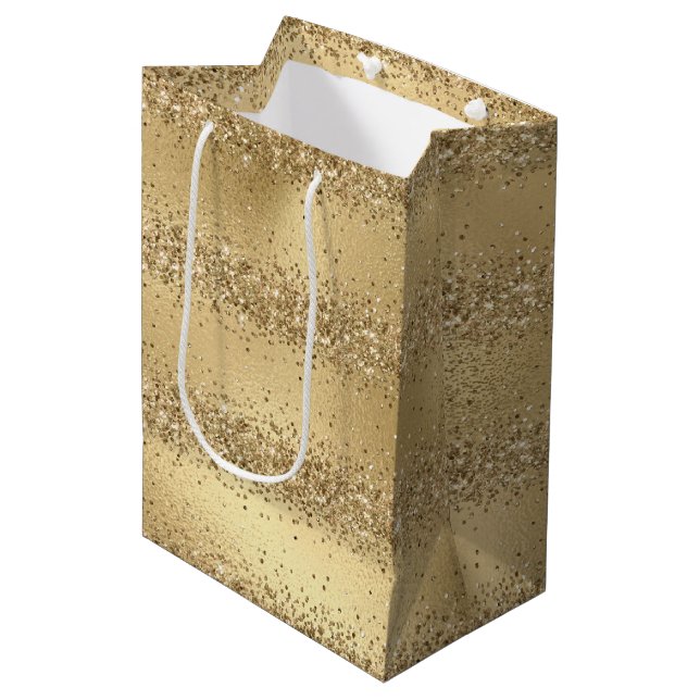 Glam Guld Luxe Glitzy Gnistra Glitter (Framsidan Vinklad)