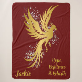 Glam Guld Phoenix Silver Glitter Monogram Maroon |