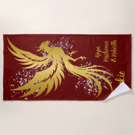 Glam Guld Phoenix Silver Glitter Monogram Maroon |