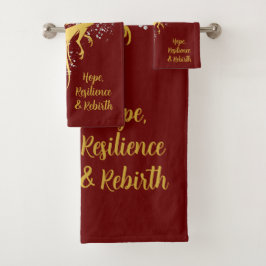 Glam Guld Phoenix Silver Glitter Monogram Maroon |