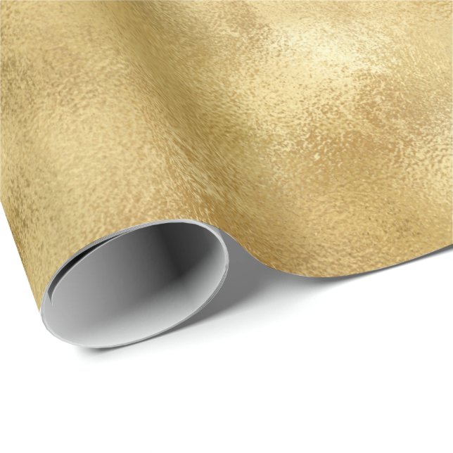 Glam Guld Presentpapper (Rullad Hörn)