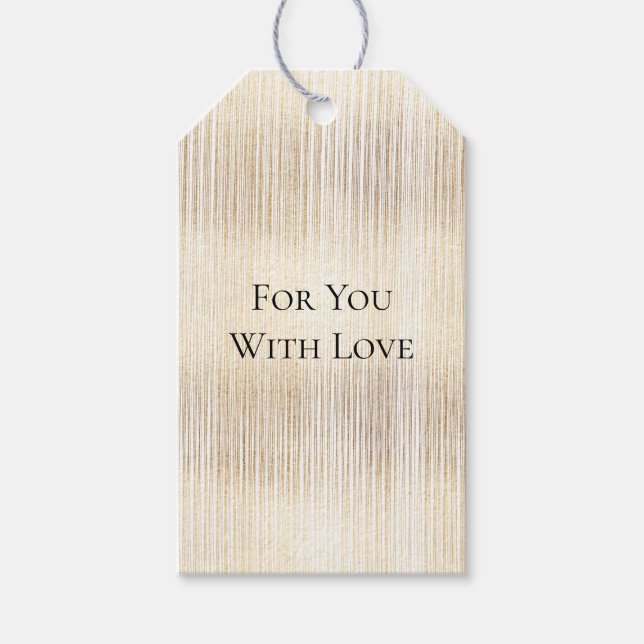 Glam Guld Rand Presentetikett (Framsidan)