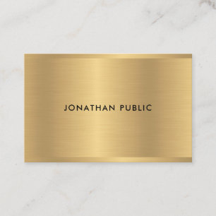 Glam Guld Template Elegant Modern lyx Popular Visitkort