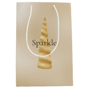 Glam Guld Unicorn Birthday