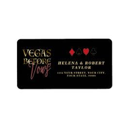Glam Guld Vegas före Vows Casino Bachelorette Adressetikett