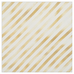 Glam Guld White Rand Graphic Tyg