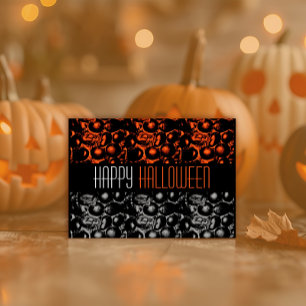 Glam Happy halloween vykort