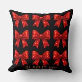 Glam It Up - Bold Bow Mönster Energy ✨ Kudde