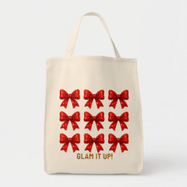 Glam It Up - Bold Bow Mönster Energy ✨ Tygkasse