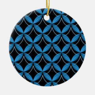 Glam-julprydnad, Royal Blue Julgransprydnad Keramik