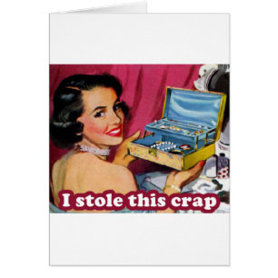 Glam Kleptomania Hälsningskort