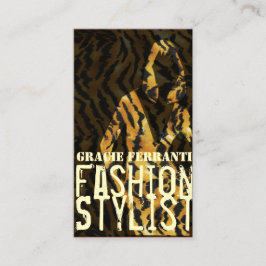 Glam konstnär för Makeup för stylist för Visitkort