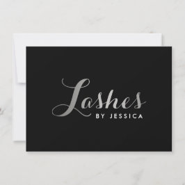 Glam Lash-skript Silver/Black Gift-certifikat