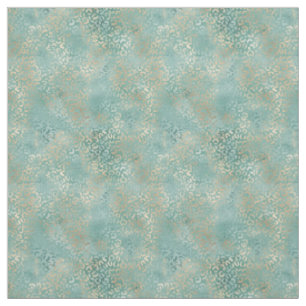 Glam Leopard för Aqua Teal Guld Tyg