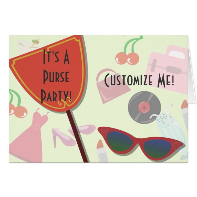 Glam Life Hälsningskort (Framsidan Horizontal)